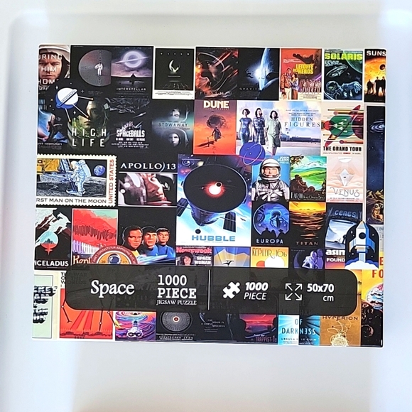 LOT OF 2 : 1000 PIECE PUZZLES: Space & Water NEW - Picture 2 of 3